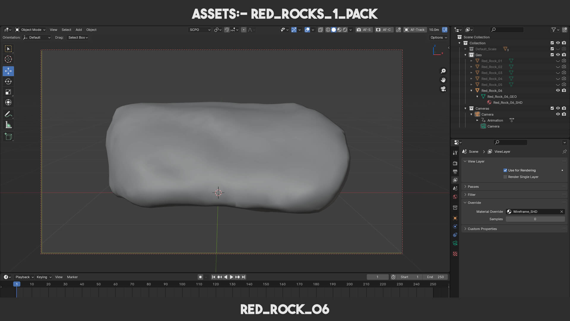 Red Rocks 1 Pack - 3D Model by redrust