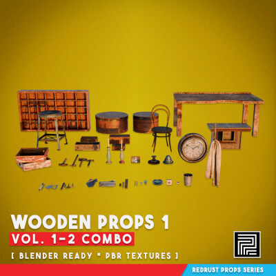 Wooden Props Combo 1