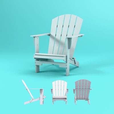 Beach Chair White