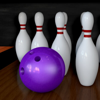 Bowling Ball and Pin