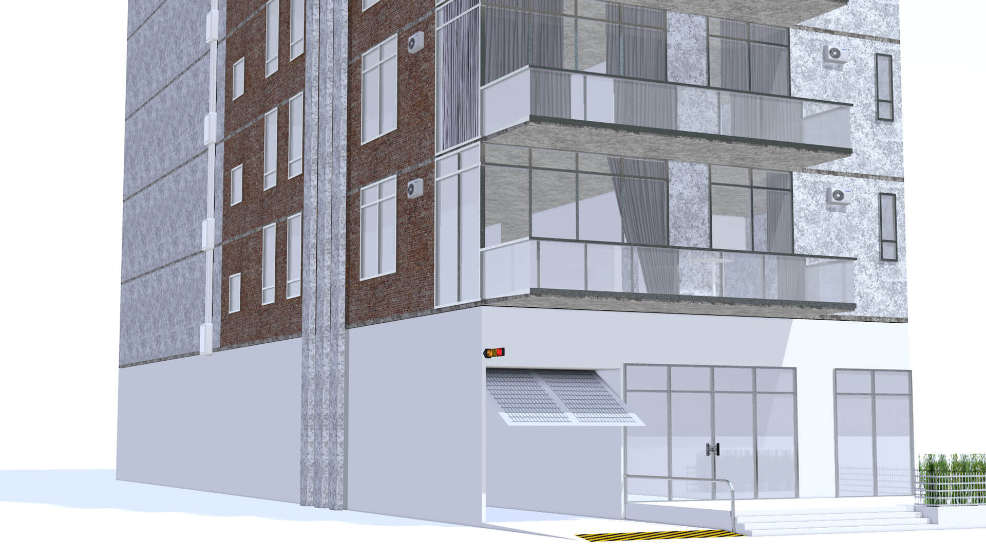 Building 5 And - 3D Model by renatodalle