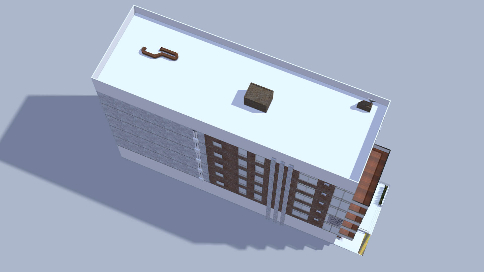 Building 5 And - 3D Model by renatodalle