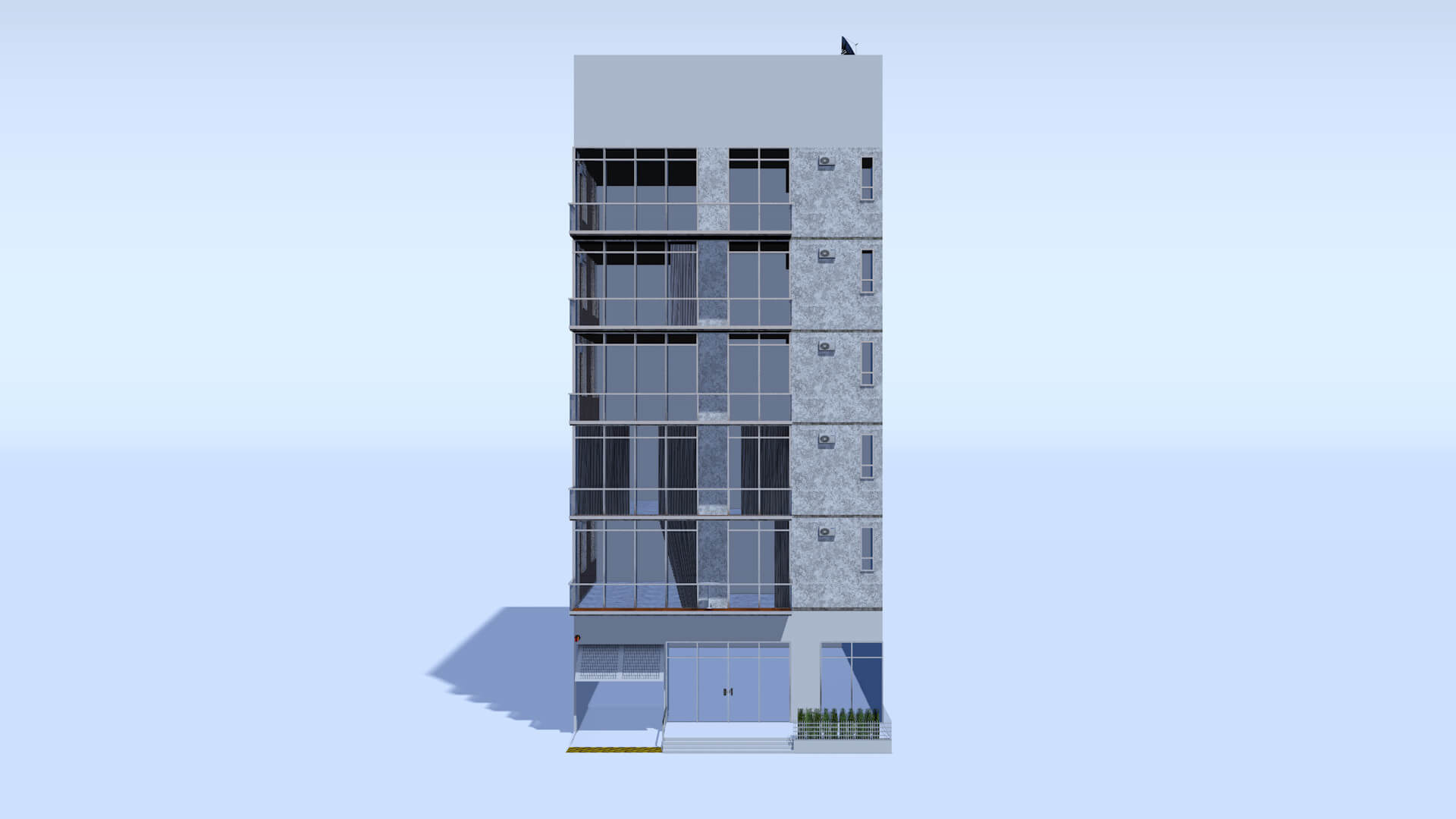 Building 5 And - 3D Model by renatodalle