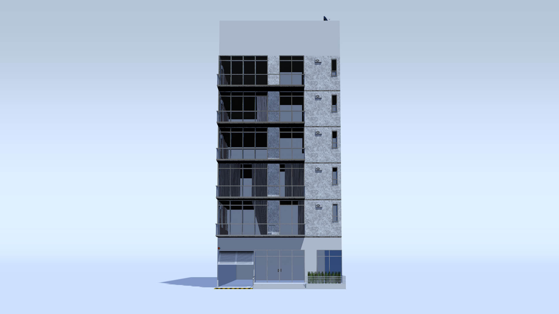 Building 5 And - 3D Model by renatodalle