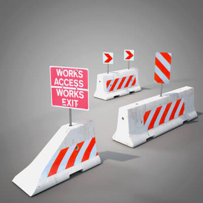 Concrete Road Barrier