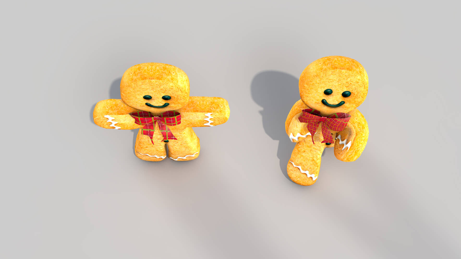 Cookie Doll Walking - 3D Model by renatodalle