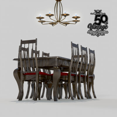 Dining Table 8 Chairs
