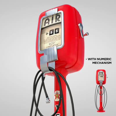 Gas Station Air Meter