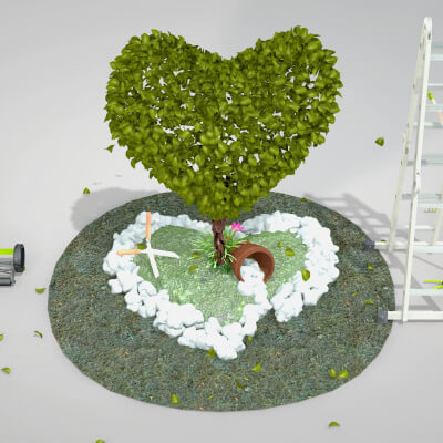 Garden of The Heart 3D Model