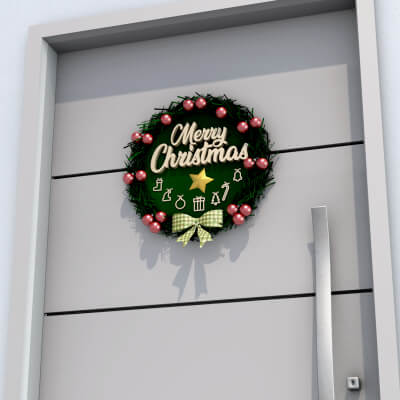 Christmas Wreath - Green