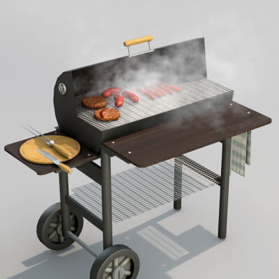 Grill Barbecue Steam