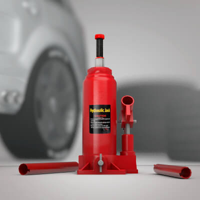 Hydraulic Jack Red