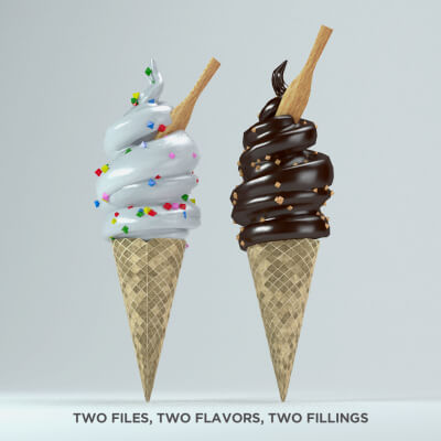 Ice Cream Crispy Cone