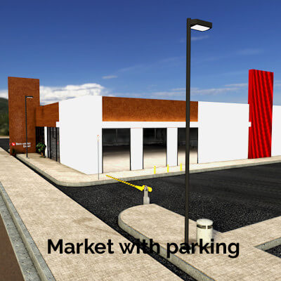 Market With Parking