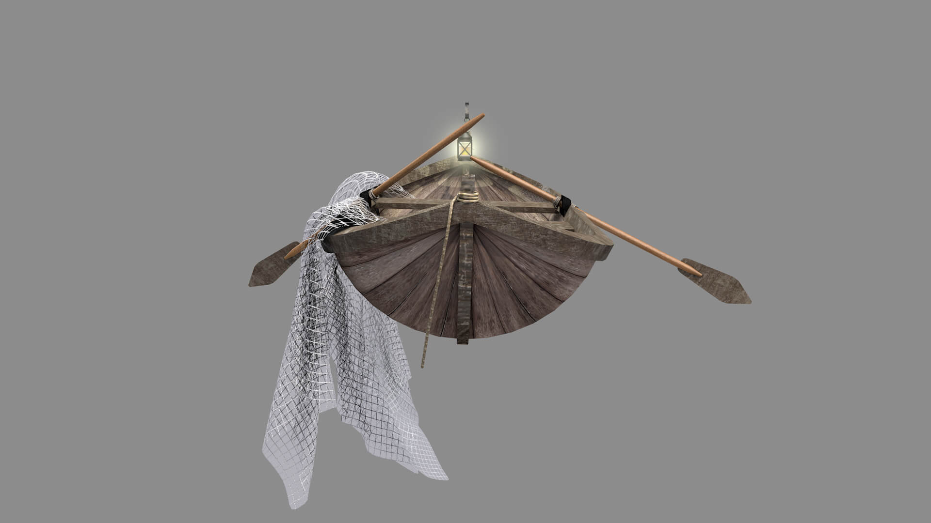 Medieval Fishing Boat - 3D Model by renatodalle