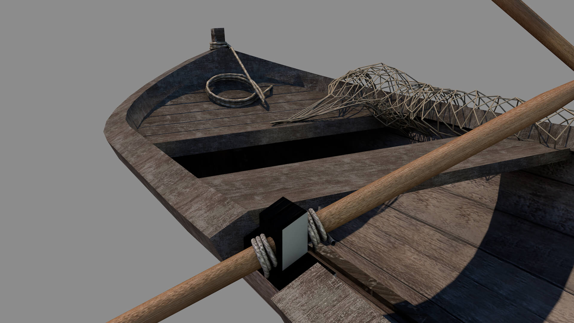 Medieval Fishing Boat - 3D Model by renatodalle