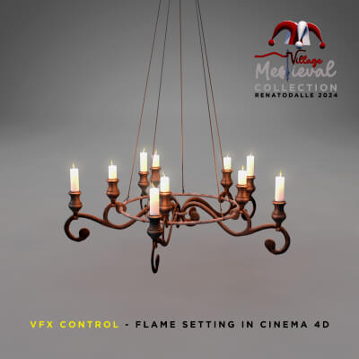 Medieval Forged Chandelier