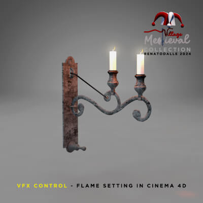Medieval Wall Ilighting Hor