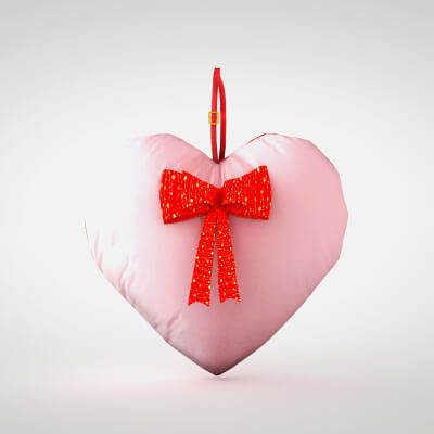 Pillow - Heart Rose