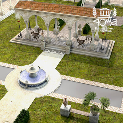Roman Garden for Houses