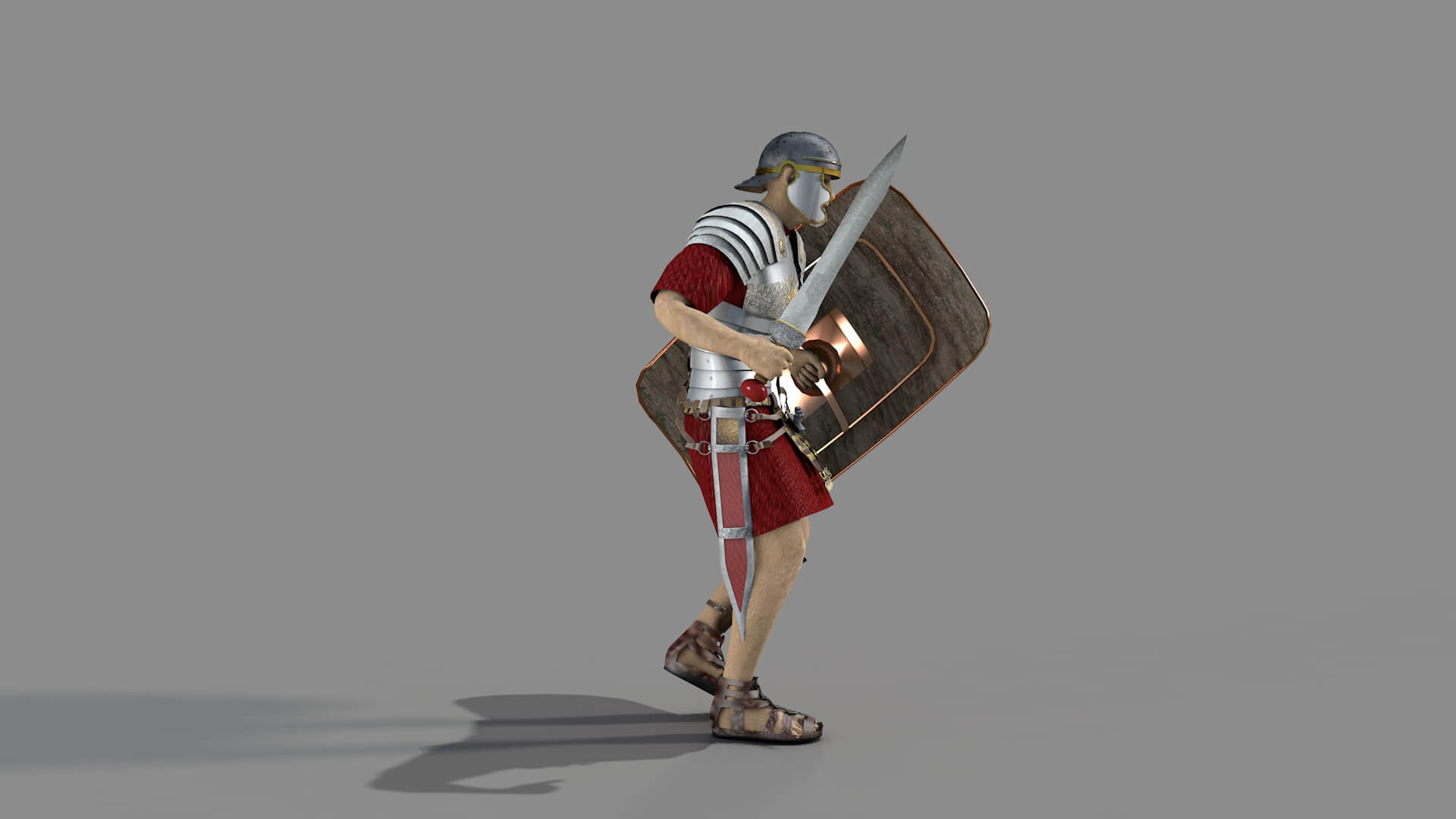 Roman Island Praetorian 3D Model by renatodalle