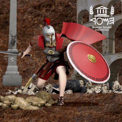 Roman Island Soldier