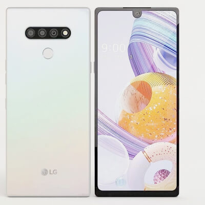 LG Stylo 6 White - 3D Model by RenDer Here