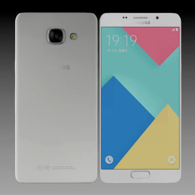 Samsung Galaxy A9 Pro (2016) Pearl White - 3D Model by RenDer Here