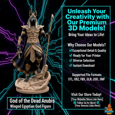 God of the Dead Anubis Figure
