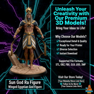 Sun God Ra Figure