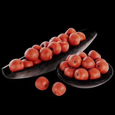 Low Bowl Centerpiece with Red Apples