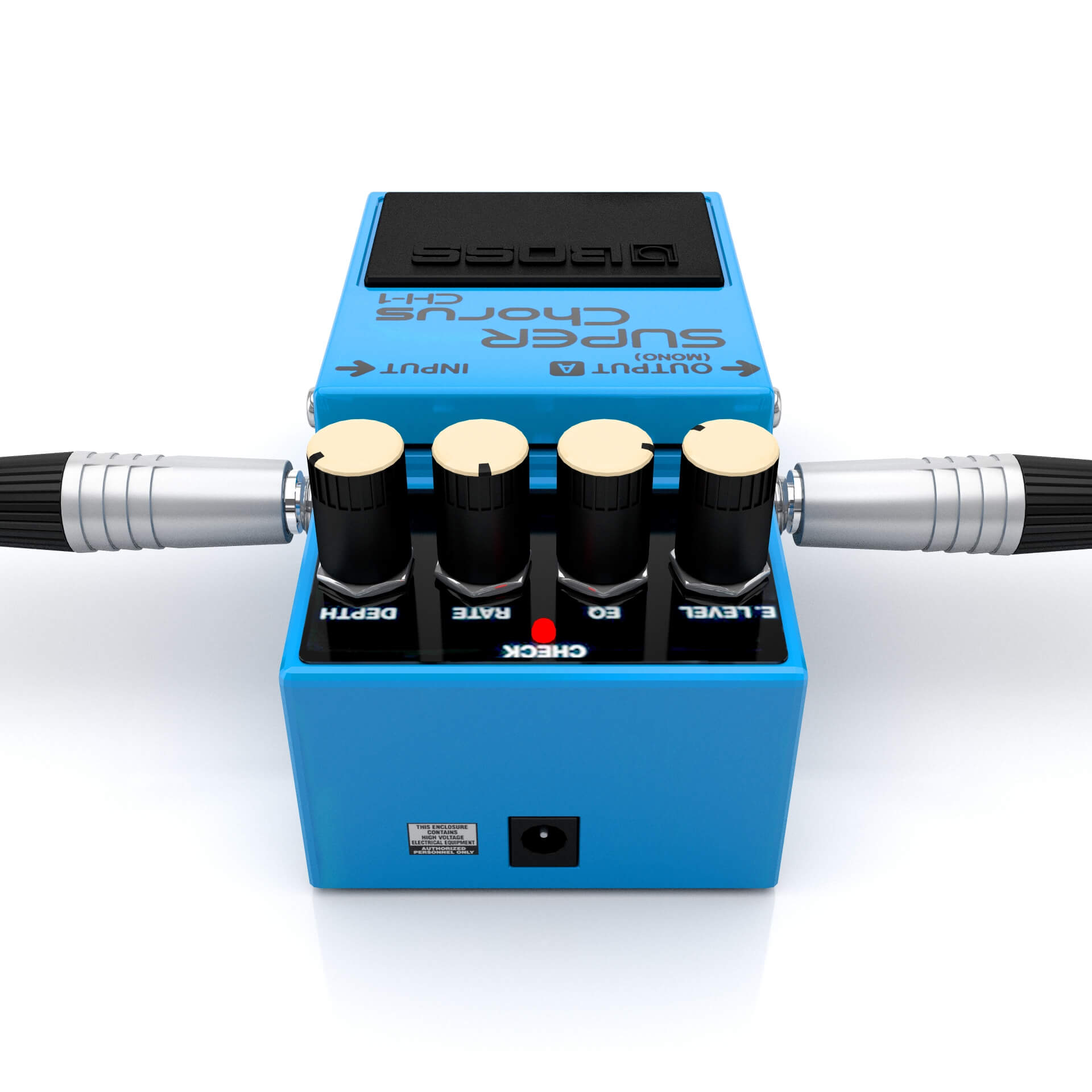 Boss Chorus CH-1 Guitar Effect Pedal 3D Model by RenderBlade