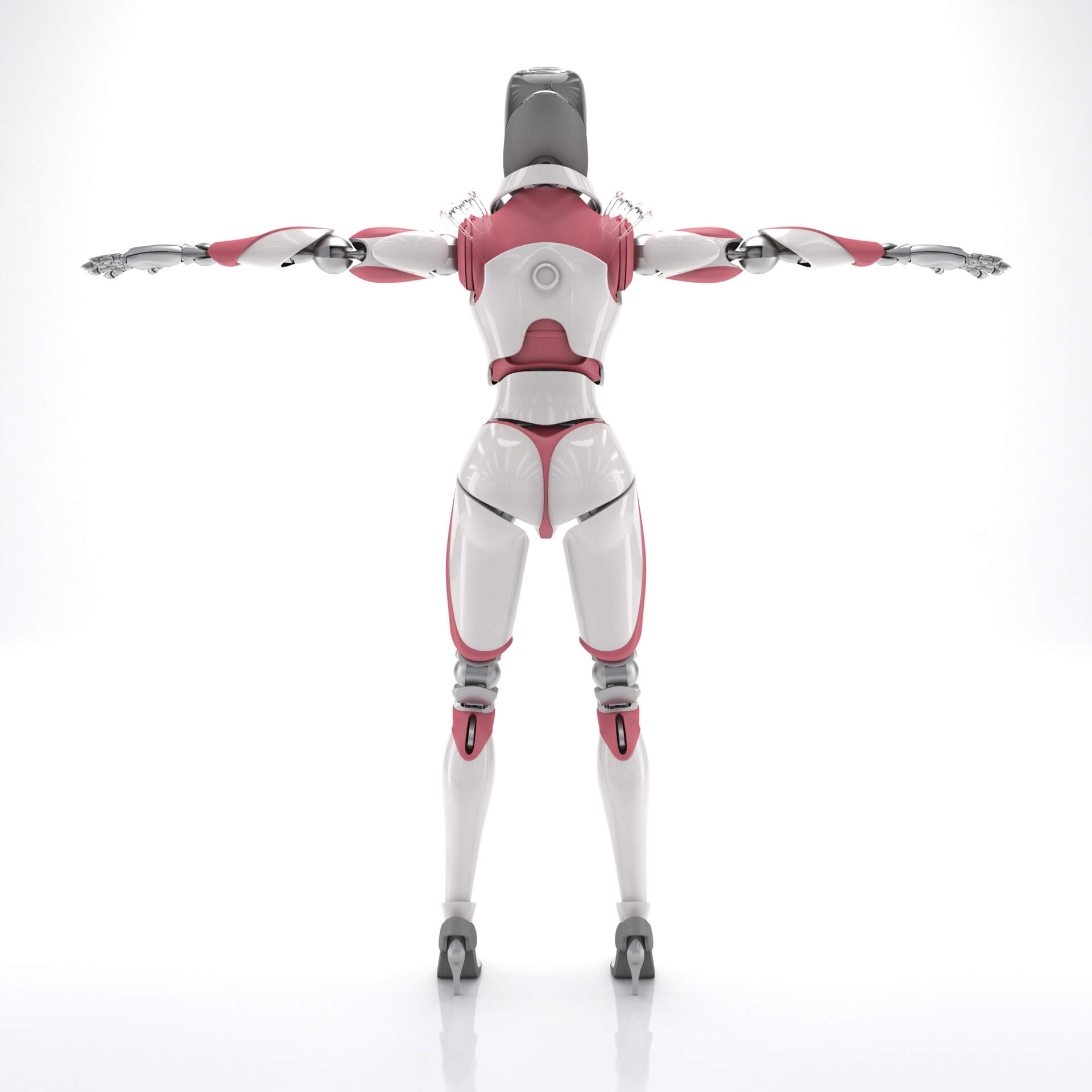 Female Android - 3D Model by RenderBlade