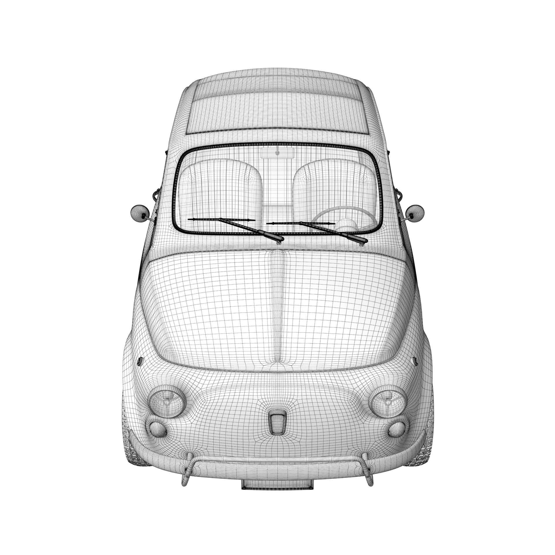 Fiat 500 1965 - 3D Model by RenderBlade