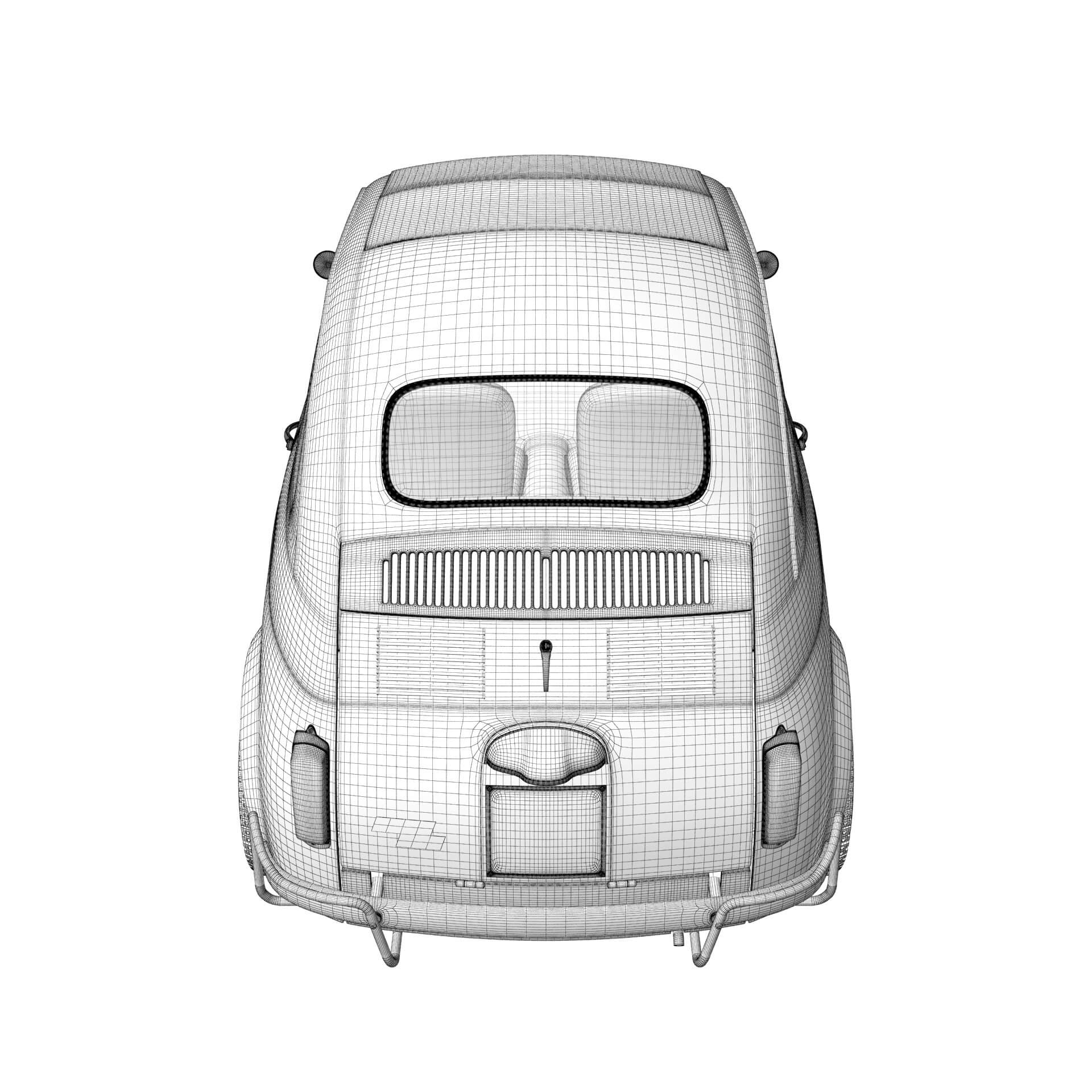 Fiat 500 1965 - 3D Model by RenderBlade