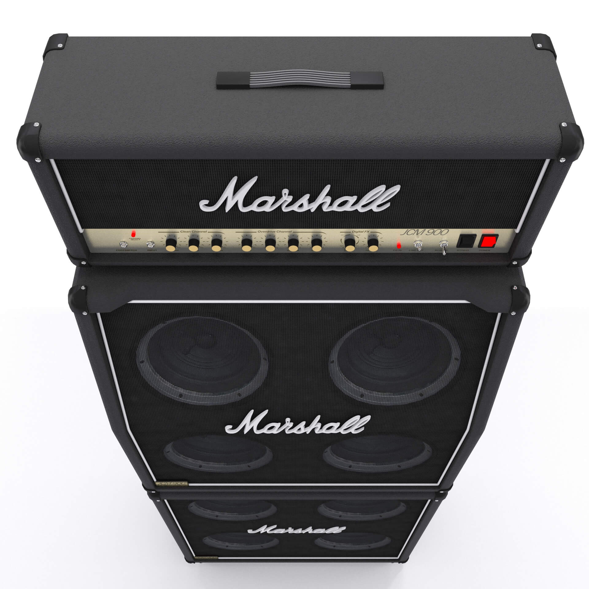 Guitar Amplifier Marshall Jcm 900 - 3D Model by RenderBlade