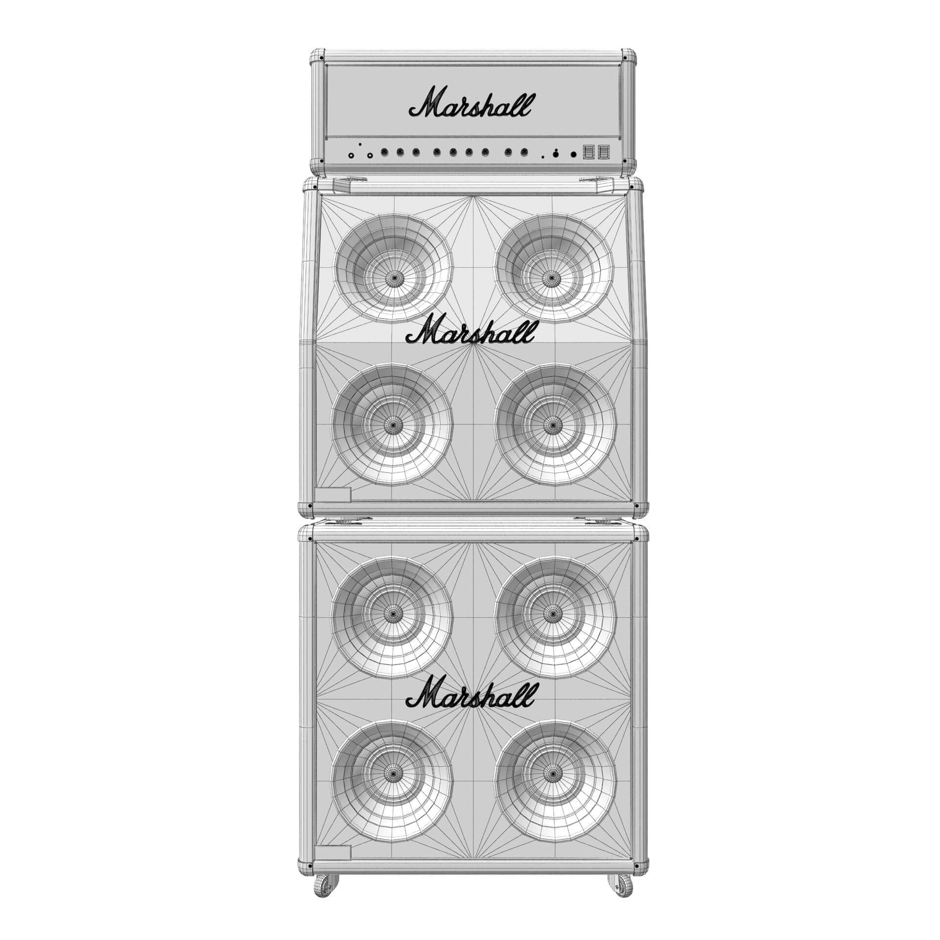 Guitar Amplifier Marshall Jcm 900 - 3D Model by RenderBlade