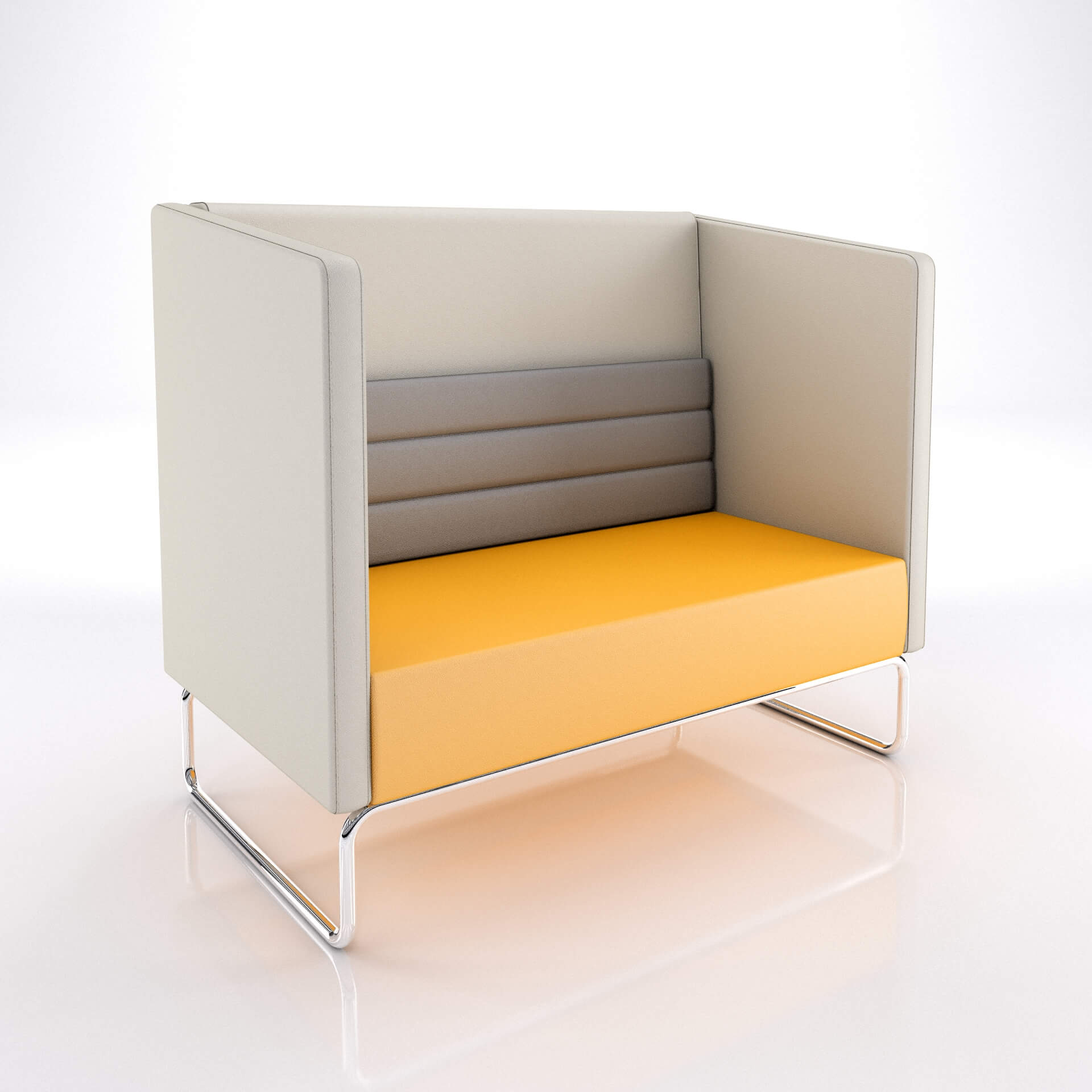Modern Office Sofa 3D Model by RenderBlade