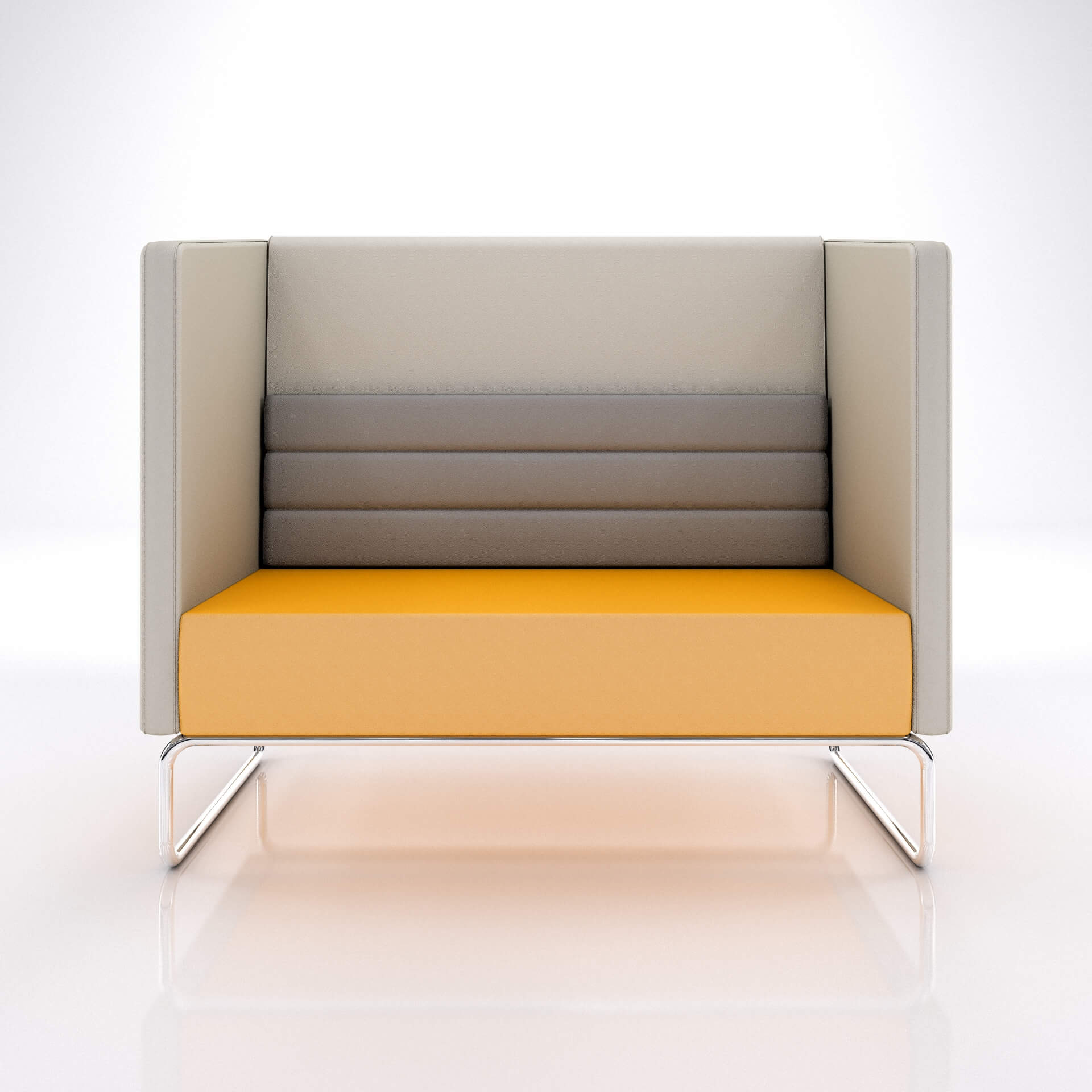 Modern Office Sofa 3D Model by RenderBlade