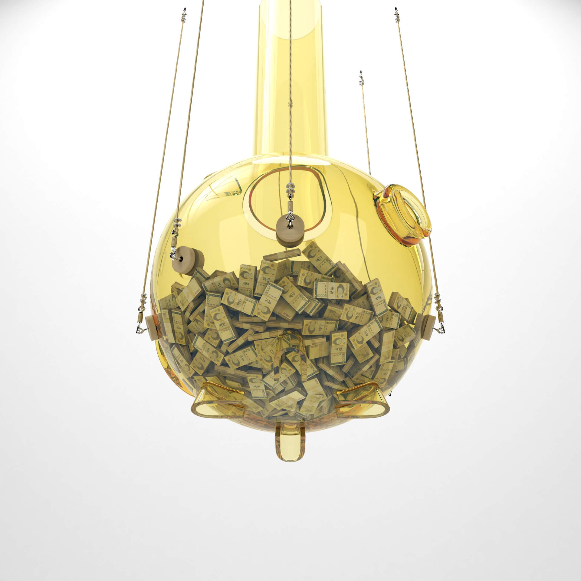 Squid Game Piggy Bank 3D Model by RenderBlade