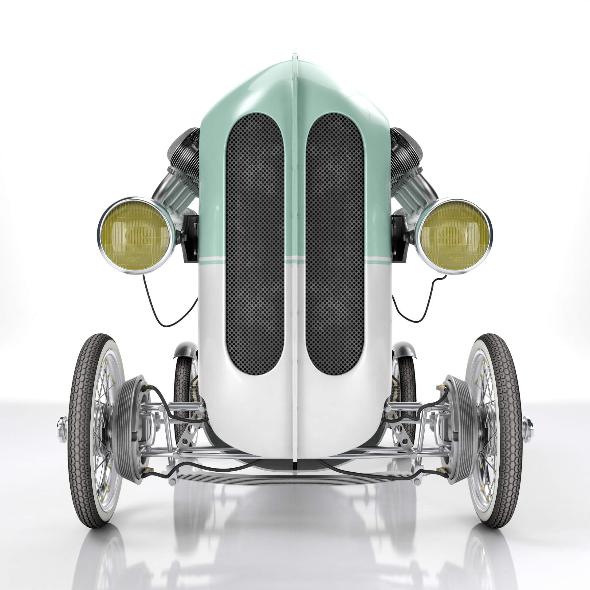 Steampunk Racing Steampunk Race Car - 3D Model by RenderBlade