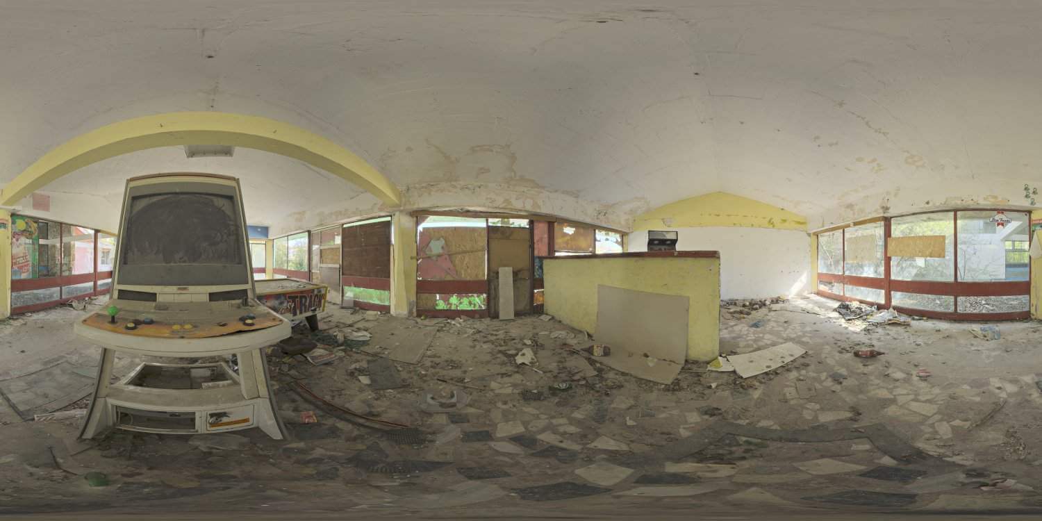Abandoned Games Room 02 8K HDRI