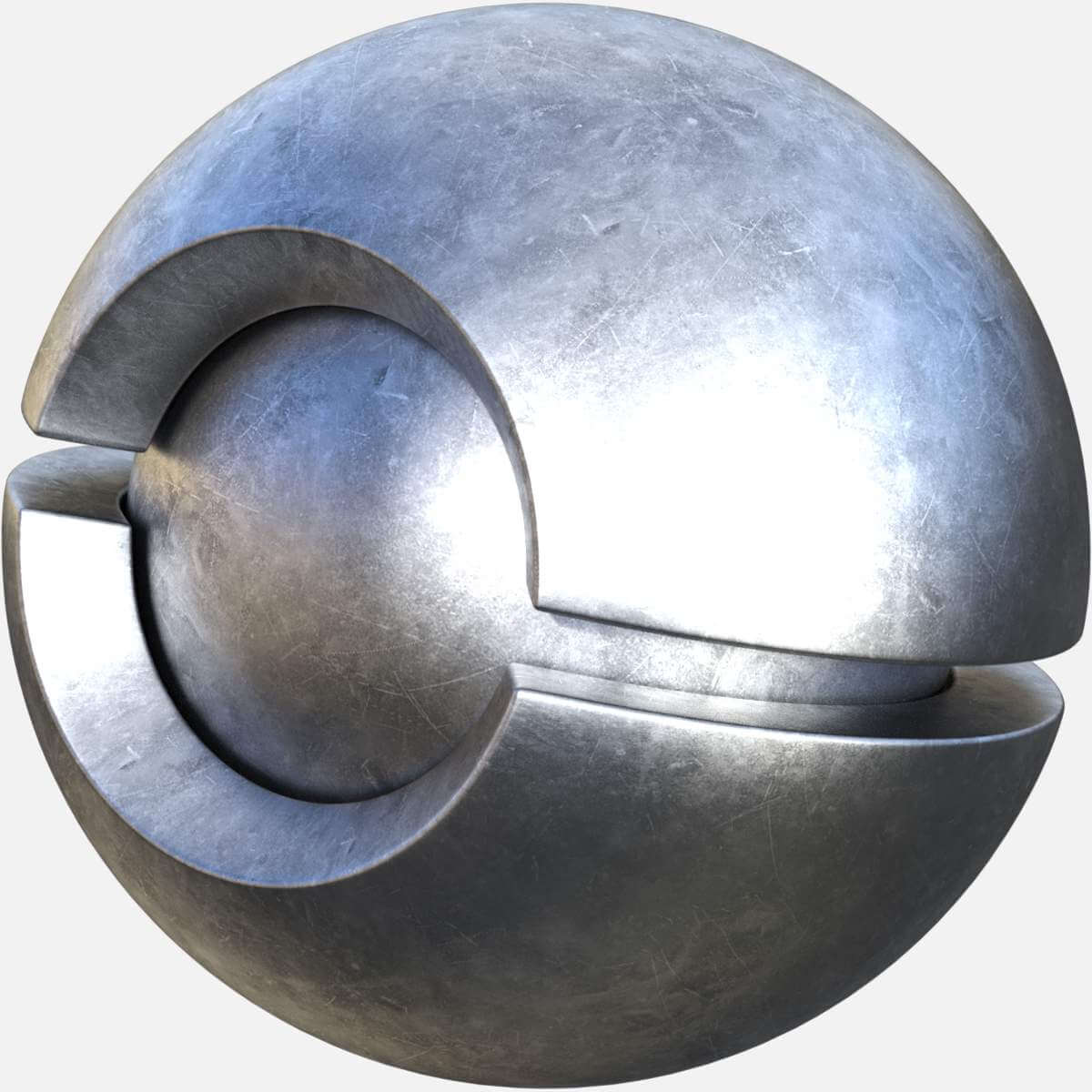 Renderball Material Ball Free 3D Model by RenderHub