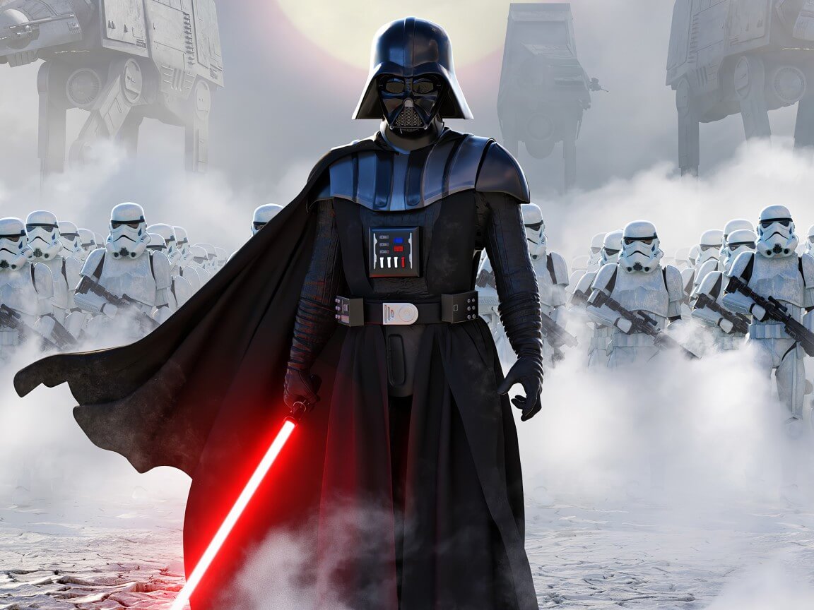 Star Wars Imperial March 2 3D Desktop HD Wallpaper