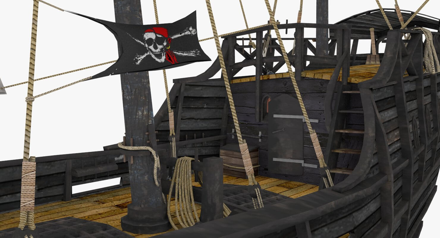 Notorious Ship 3D Model by renderhub999