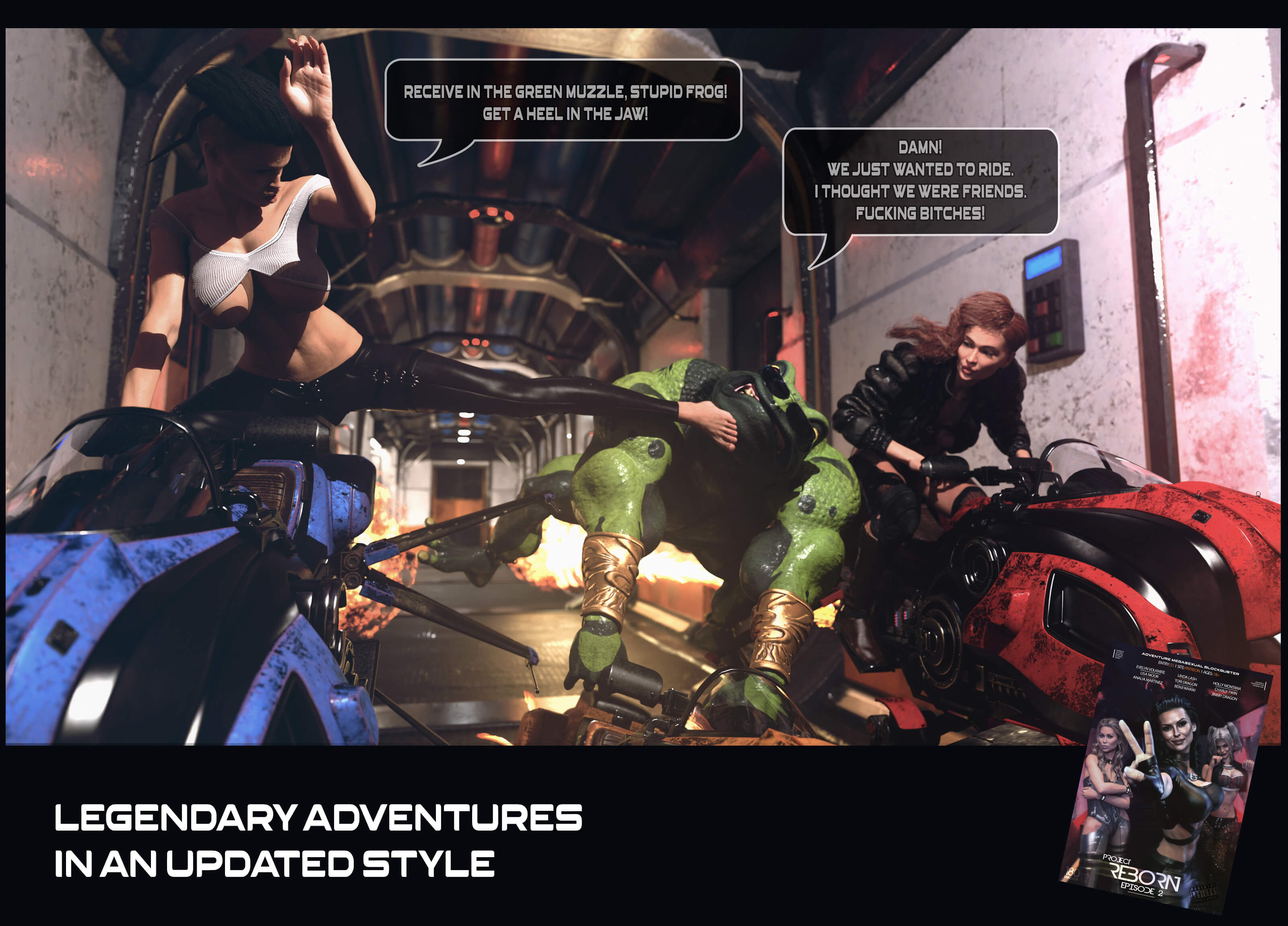 Project "Reborn" - Episode 2 (Comic Book) 3D Comic by RendeRillo