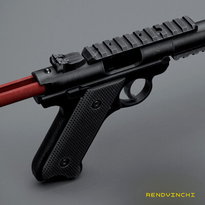Ruger Mark IV Tactical 3D Model