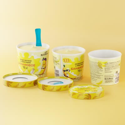 Banana Ice Cream - 75 Grams