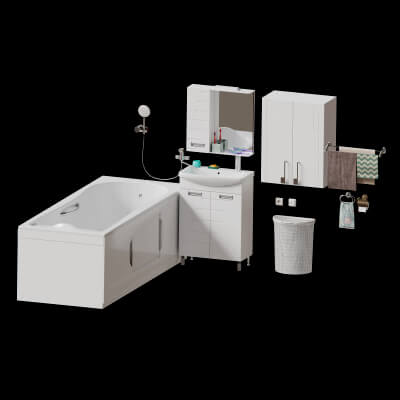 Bathroom Furniture Set