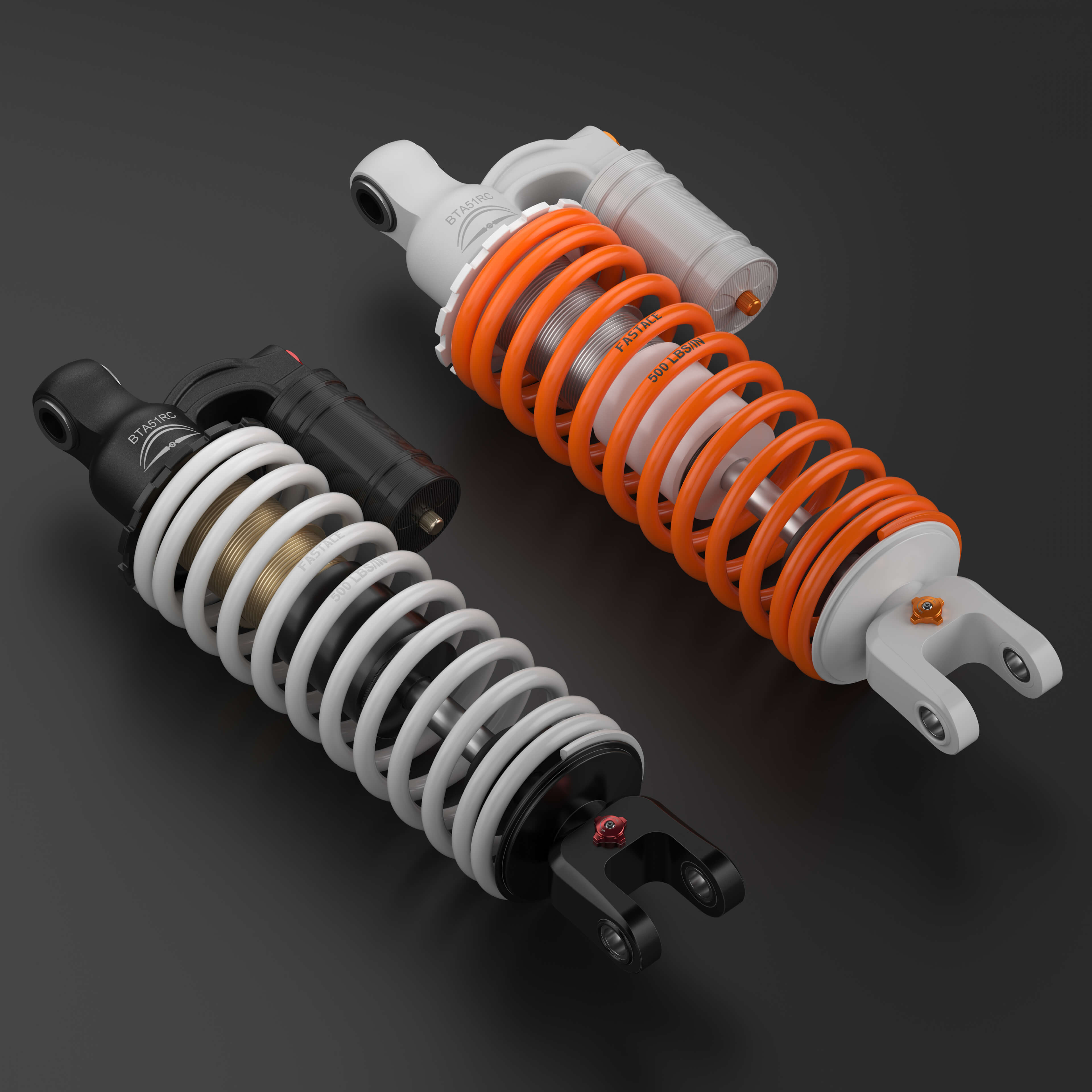 Bike Rear Suspension 3D Model by RensiCG